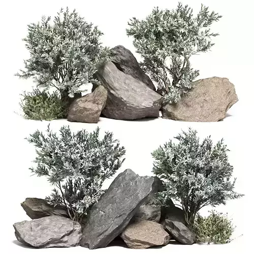 Stone and Bush Pack 2
