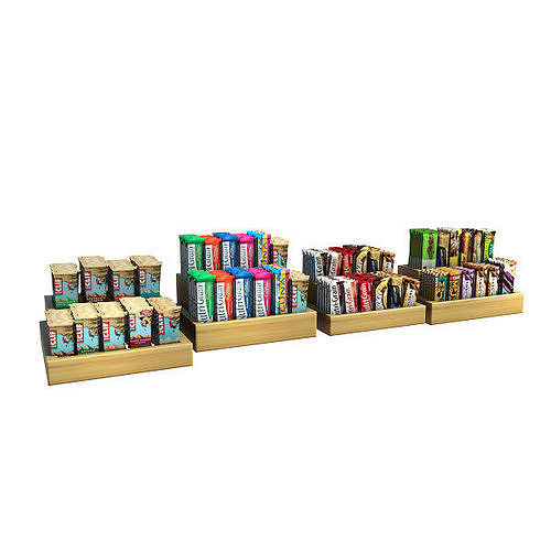 Candy and Health Bars 3D model