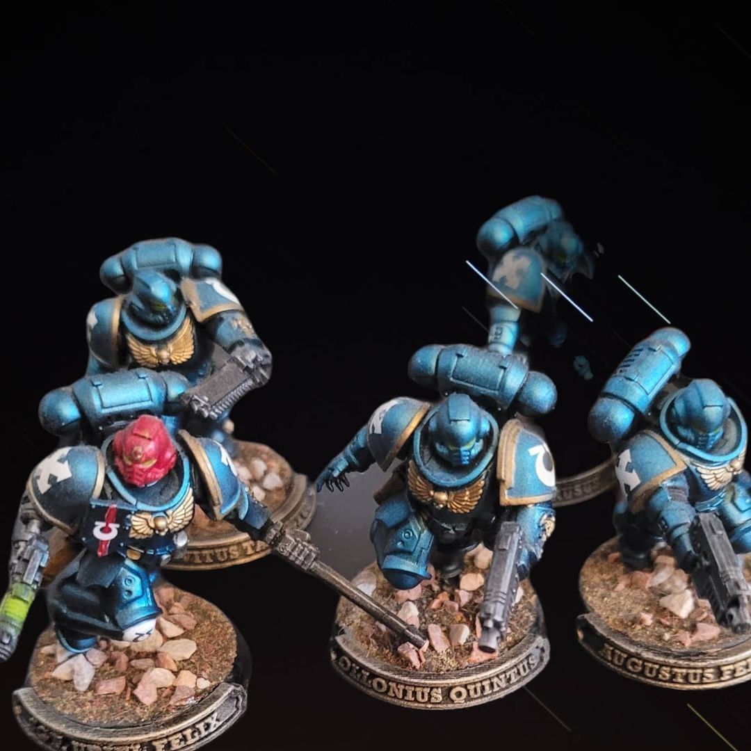 Custom nameplate for miniature bases 3D print model_11