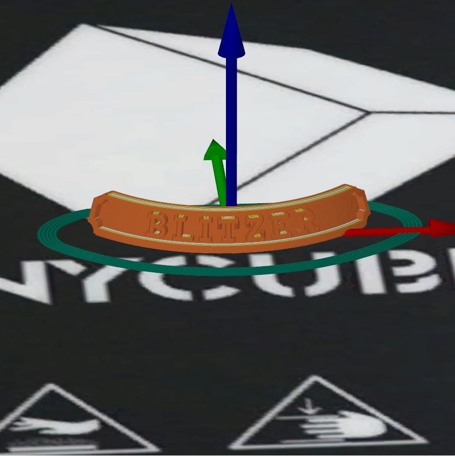 Custom nameplate for miniature bases 3D print model_4