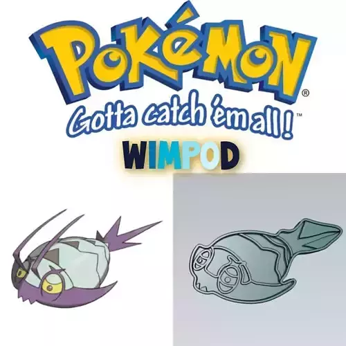 Amazing Pokemon Wimpod Cookie Cutter Stamp Cake Decorating 