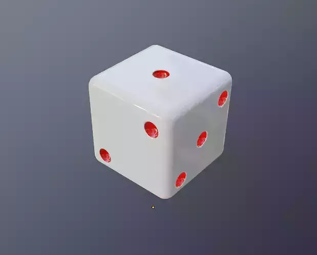 realistic dice with dots