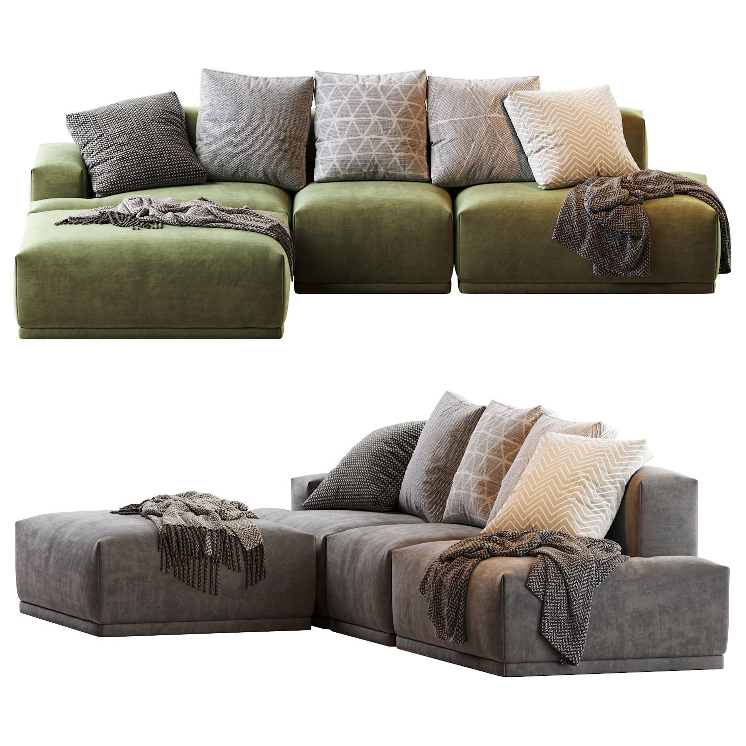 CONNECT MODULAR SOFA 3D model_3