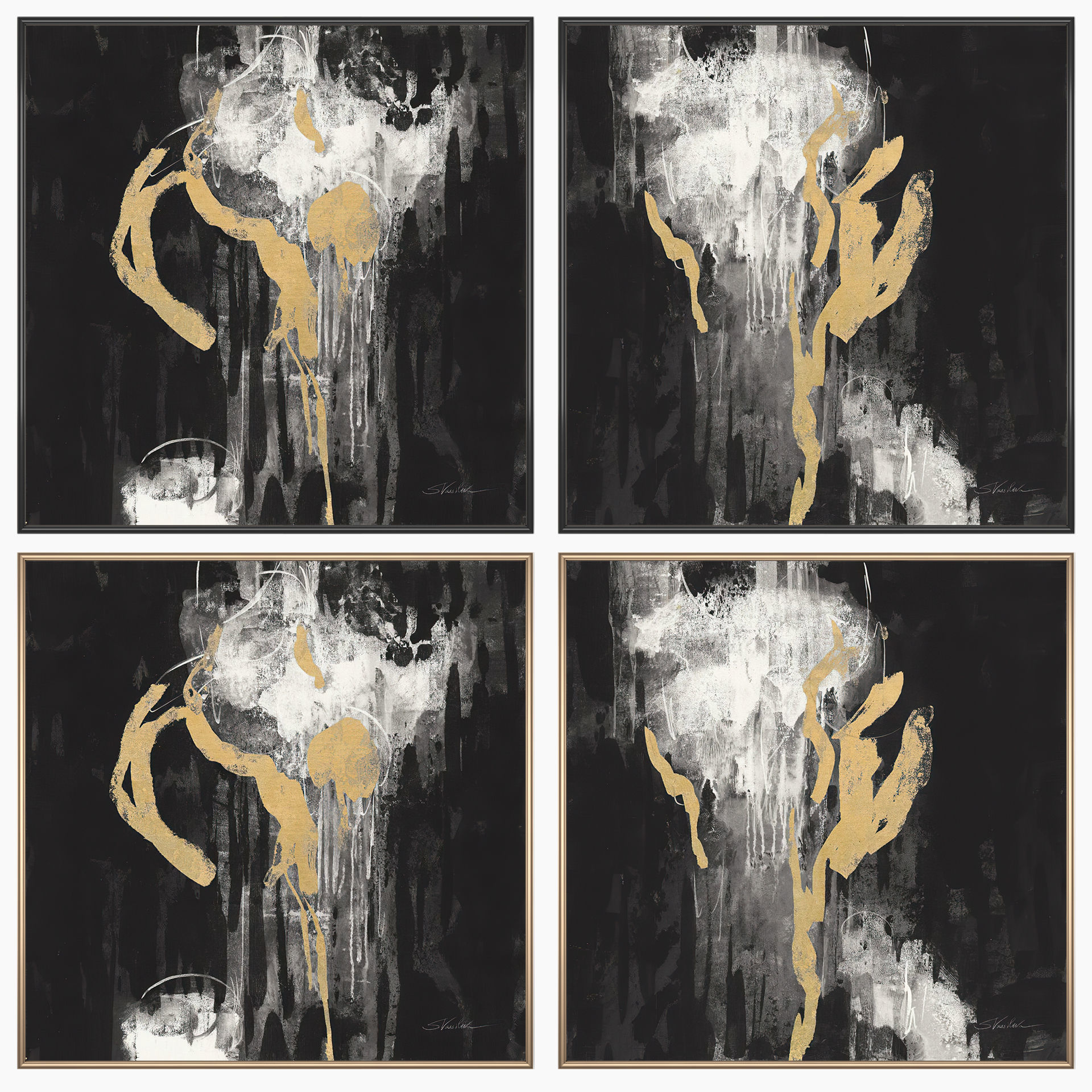 Wall Art Set 3666 3D model_1