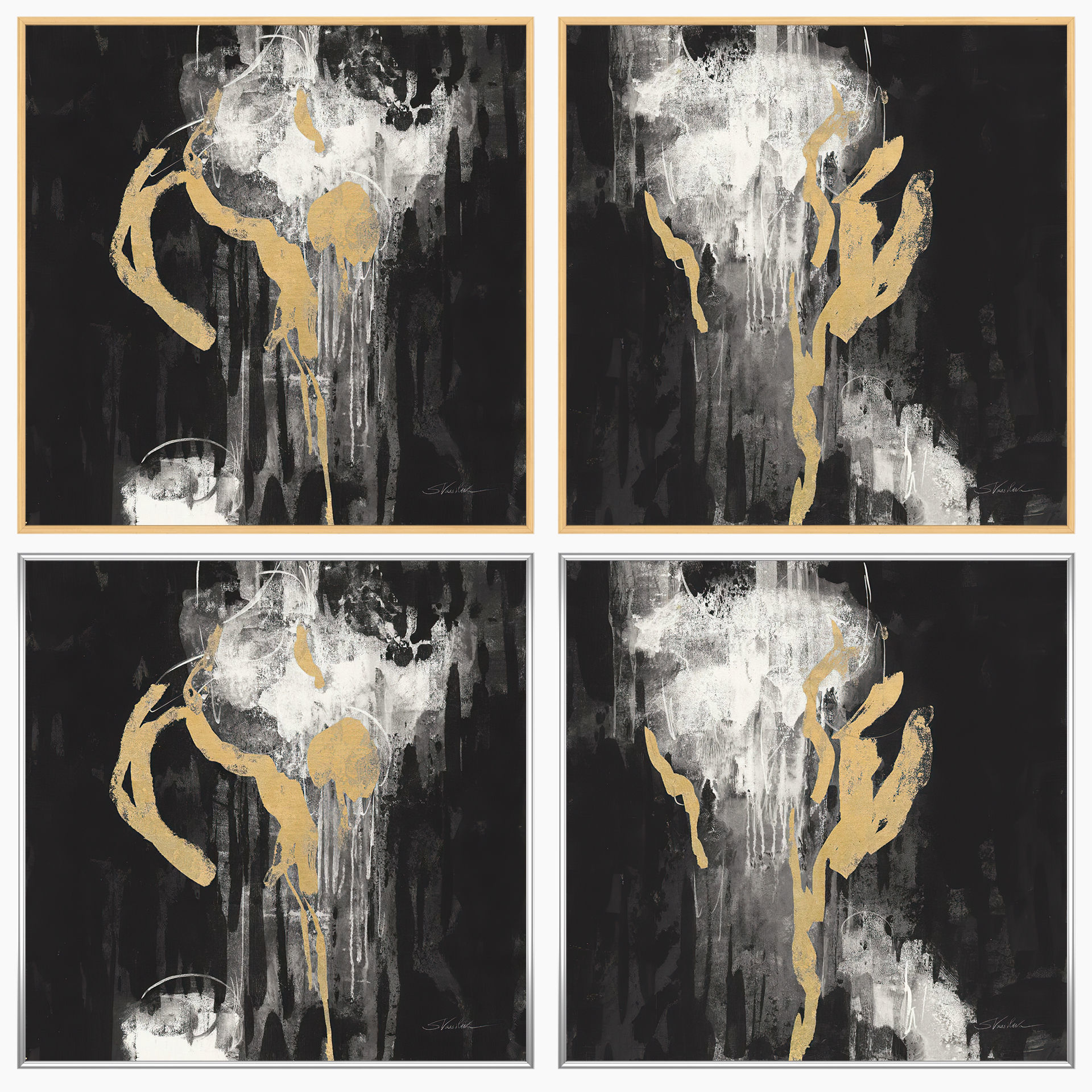 Wall Art Set 3666 3D model_2