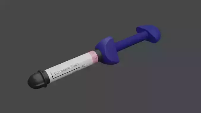 Dental composite - Composite resin 3D model