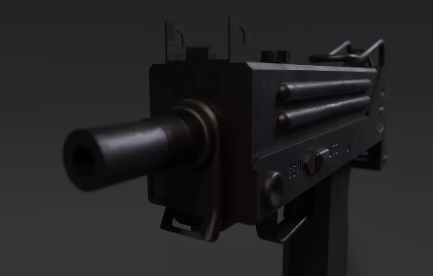 Ingram - Mac 10 3D model_0