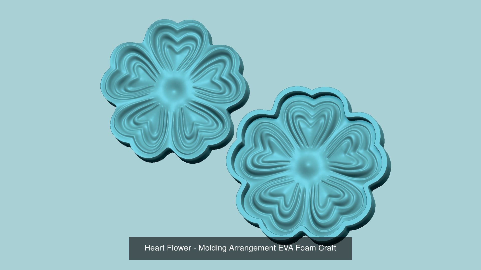 40 EVA Moldings Super Pack - Molding Arrangement Craft 3D Model Collection_18