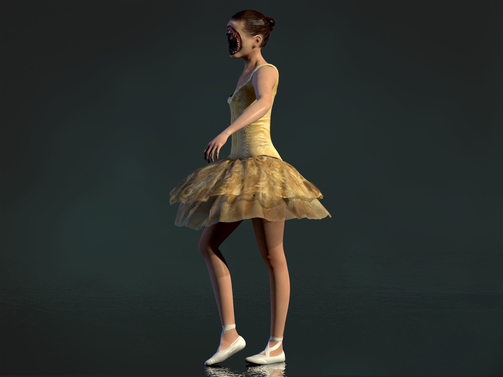 Sugarplum Fairy Low-poly 3D model_7