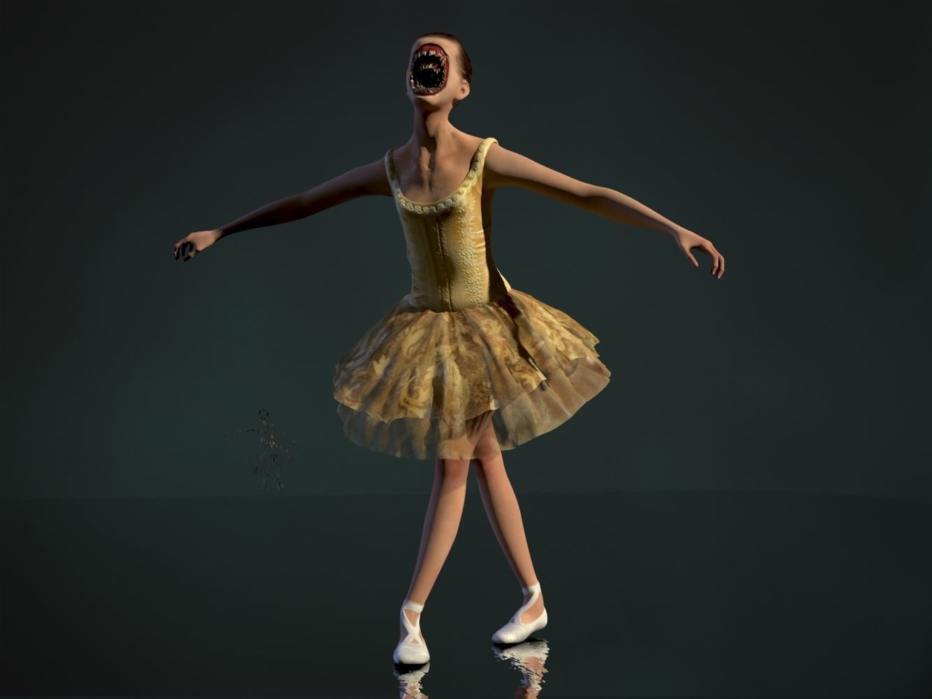 Sugarplum Fairy Low-poly 3D model_13