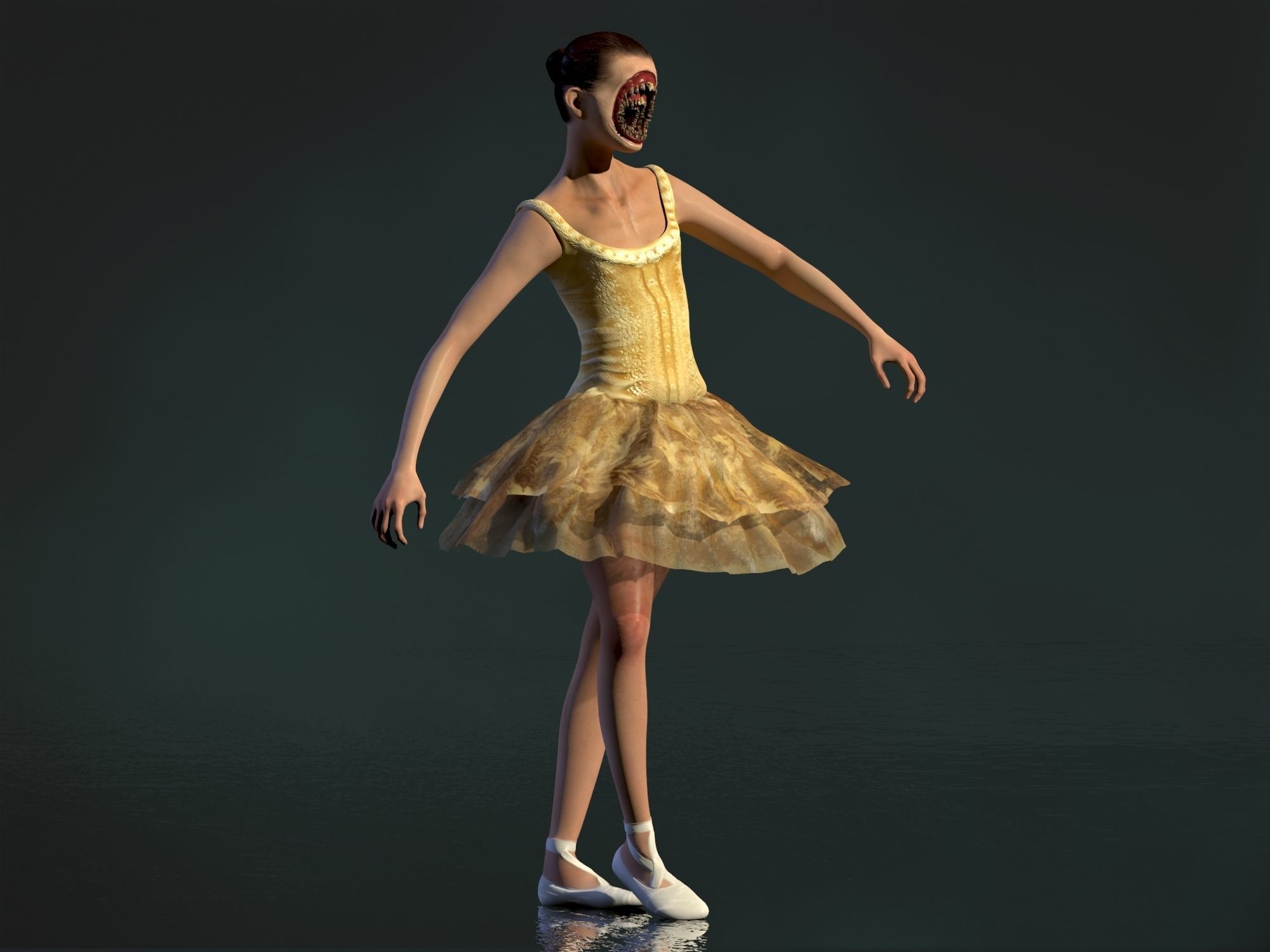 Sugarplum Fairy Low-poly 3D model_16
