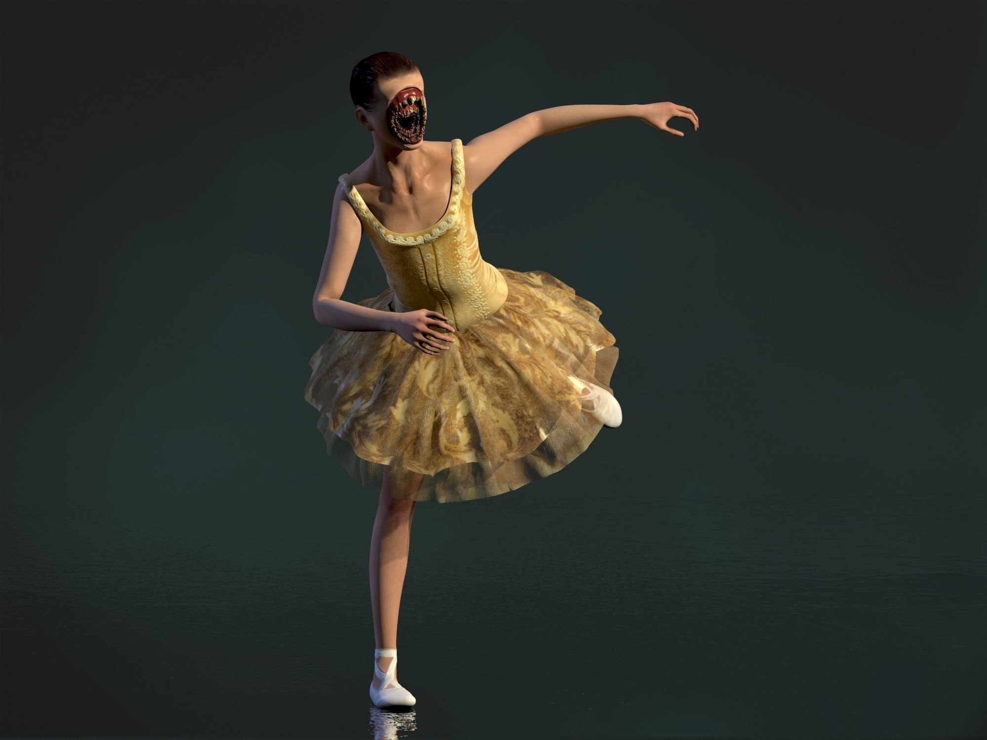 Sugarplum Fairy Low-poly 3D model_20