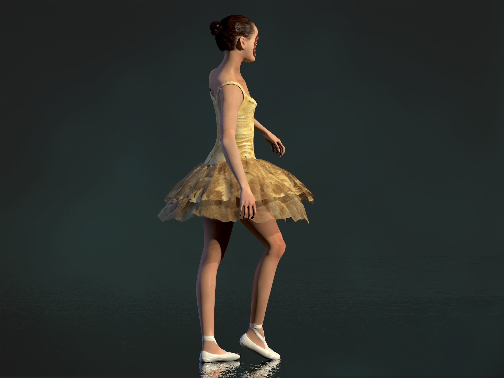 Sugarplum Fairy Low-poly 3D model_11