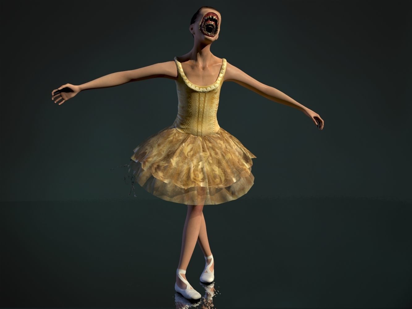 Sugarplum Fairy Low-poly 3D model_14