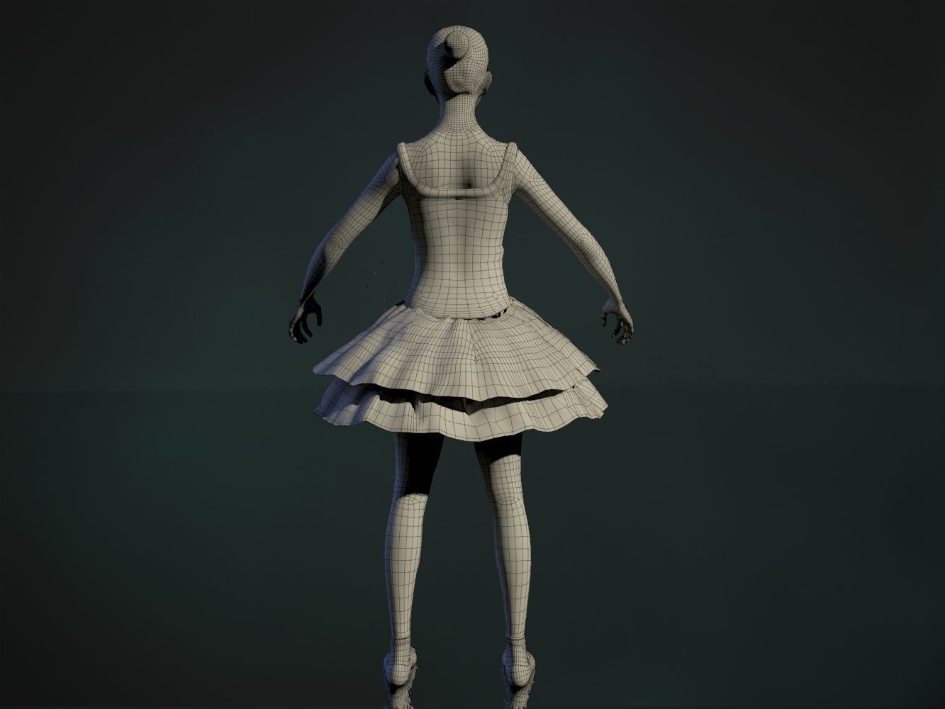 Sugarplum Fairy Low-poly 3D model_23