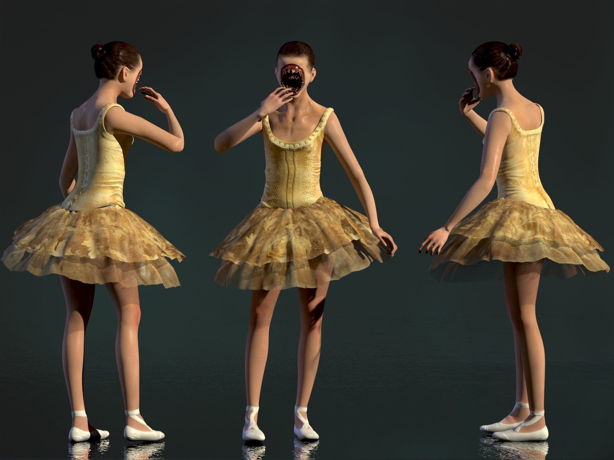Sugarplum Fairy Low-poly 3D model_5