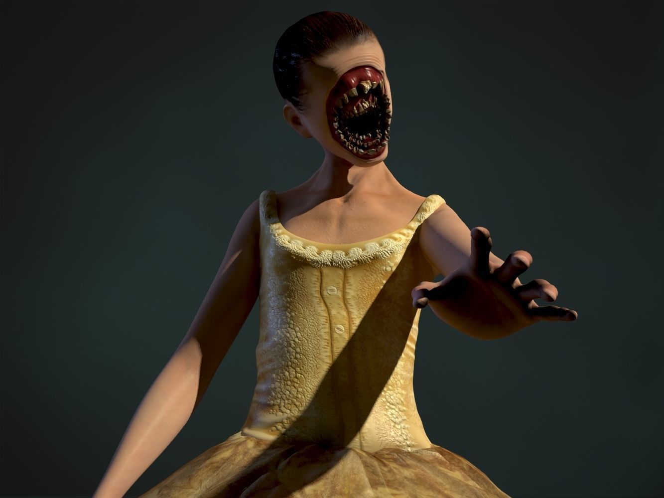 Sugarplum Fairy Low-poly 3D model_6