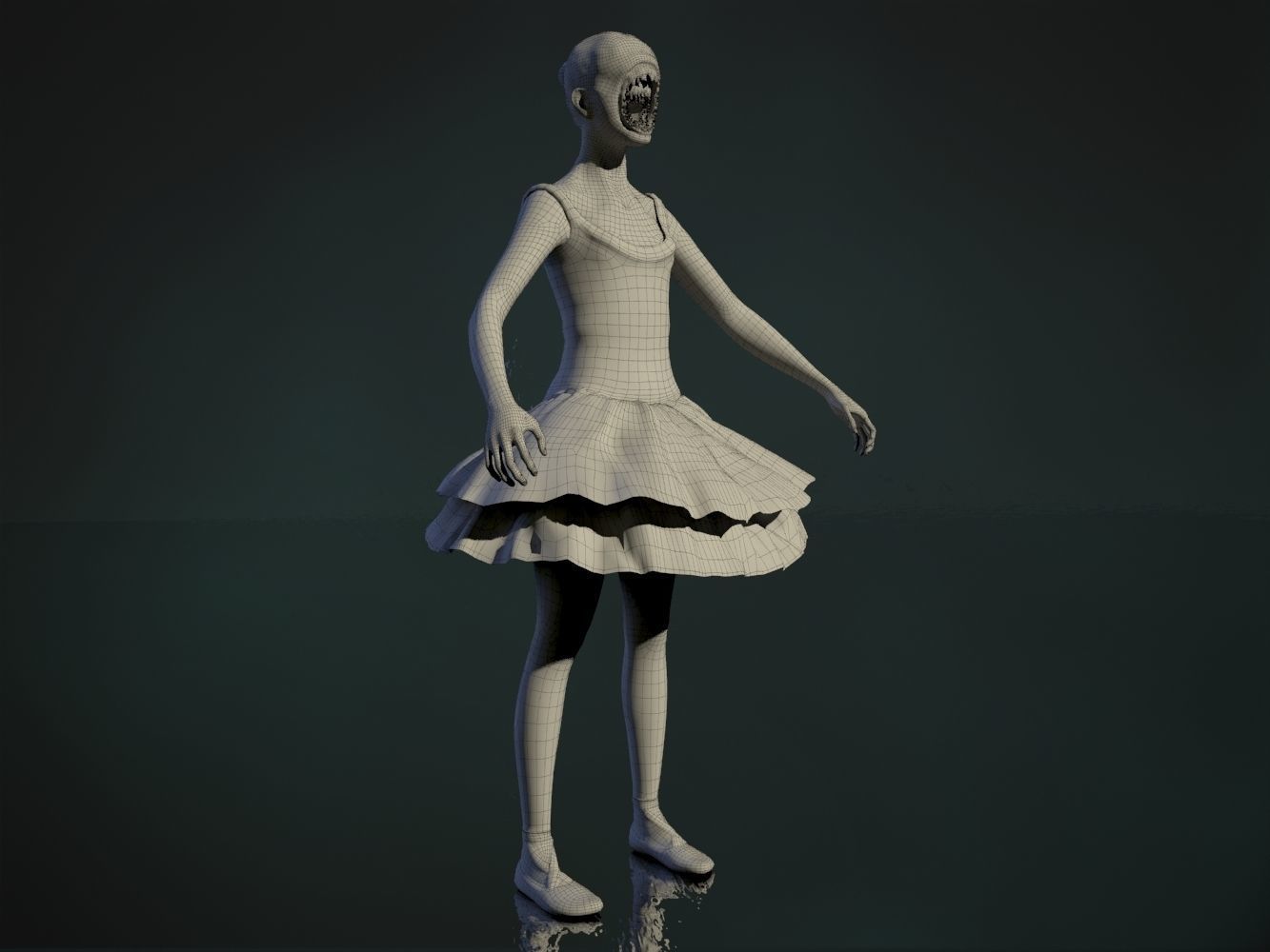 Sugarplum Fairy Low-poly 3D model_25