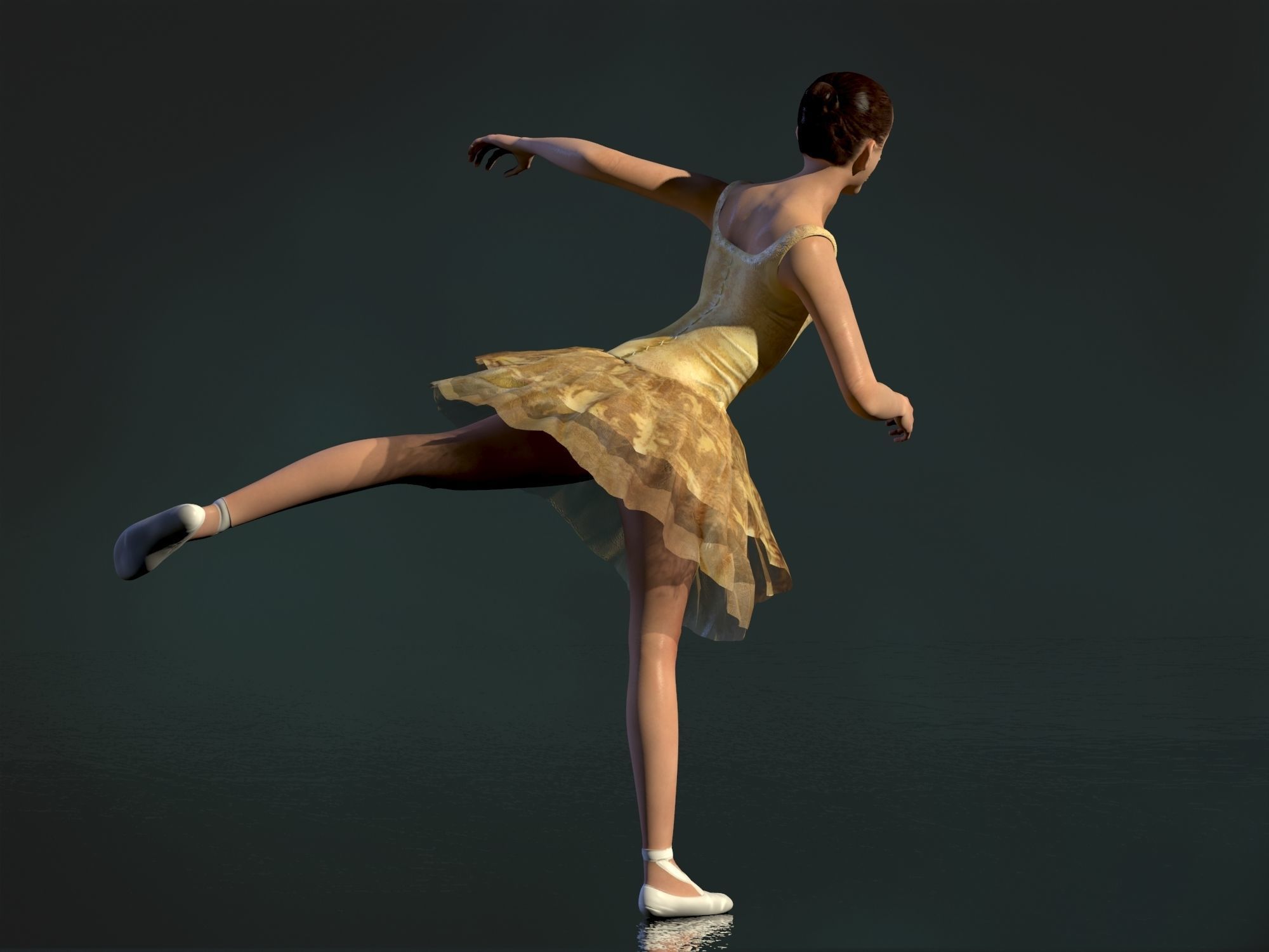Sugarplum Fairy Low-poly 3D model_19
