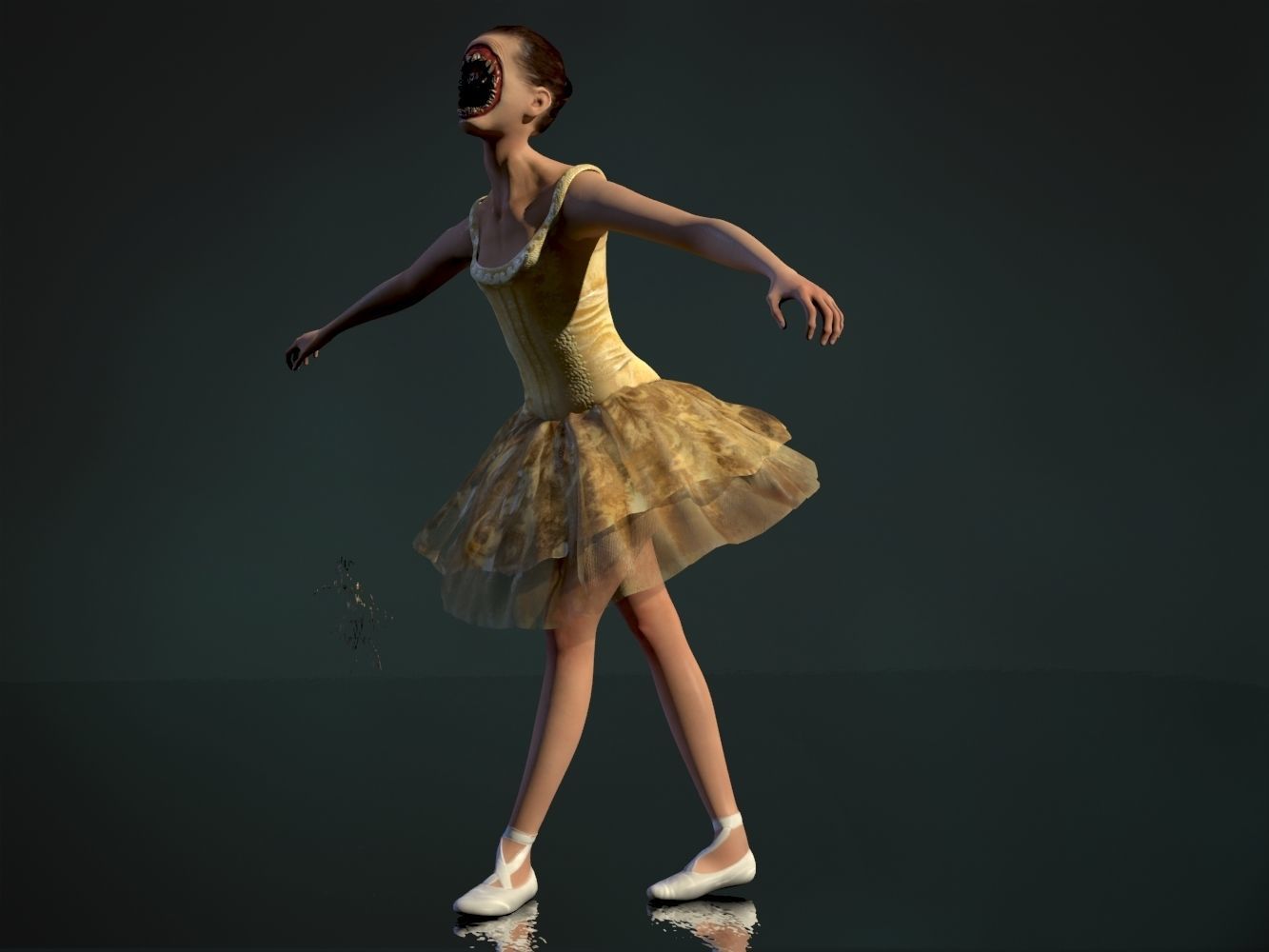 Sugarplum Fairy Low-poly 3D model_3