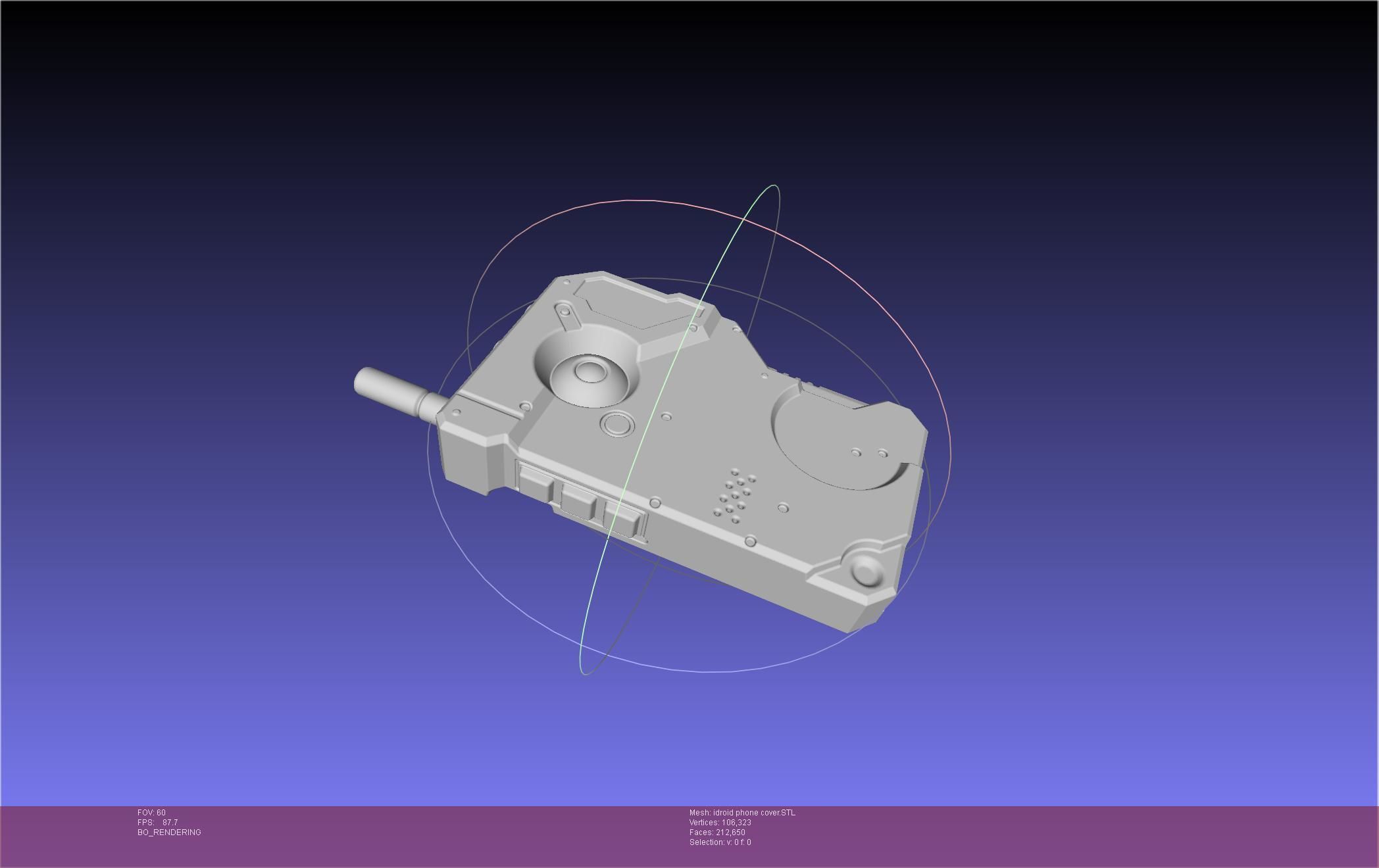Metal Gear Solid V IDroid Phone Cover Version 3D print model_5