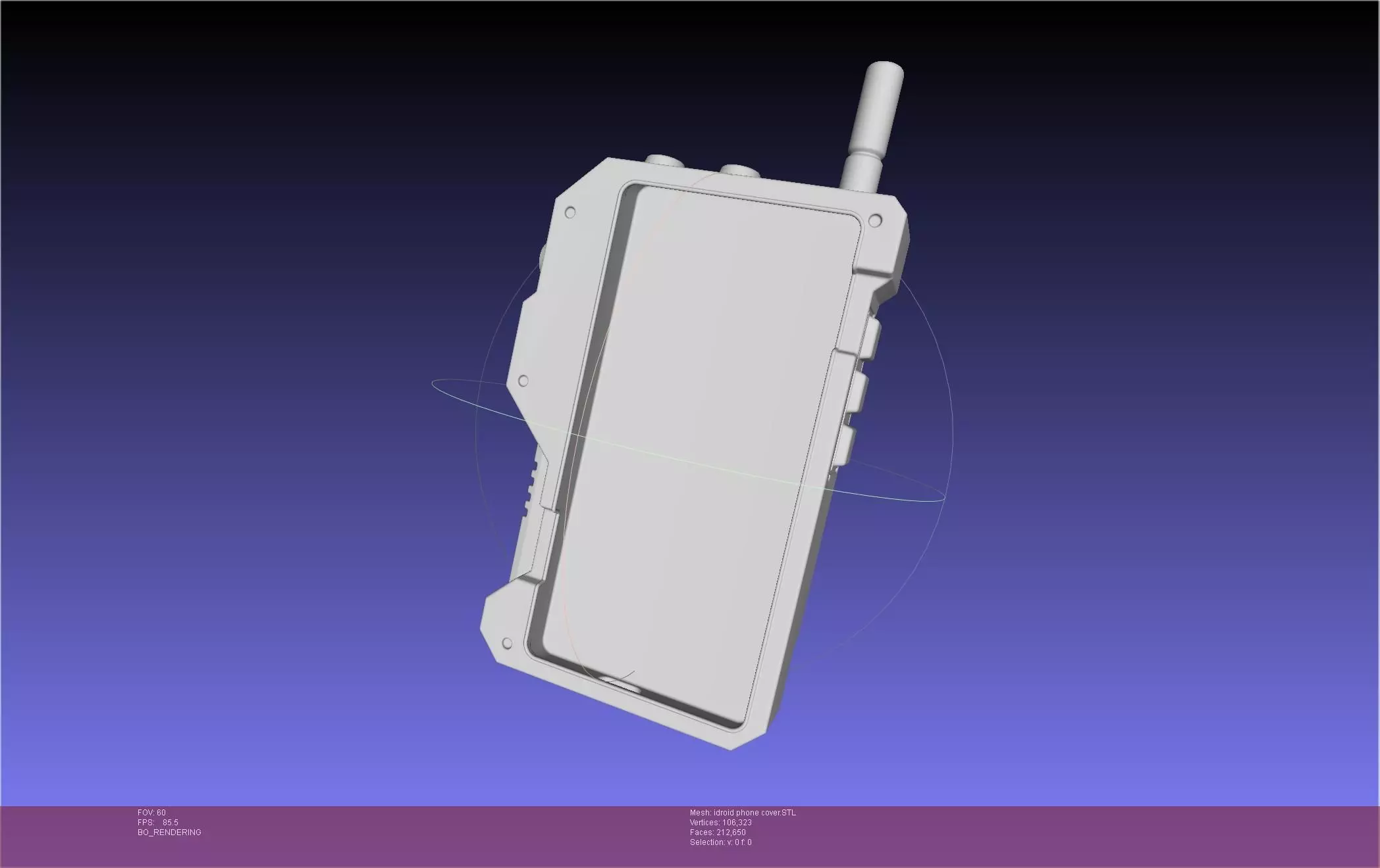 Metal Gear Solid V IDroid Phone Cover Version 3D print model_0