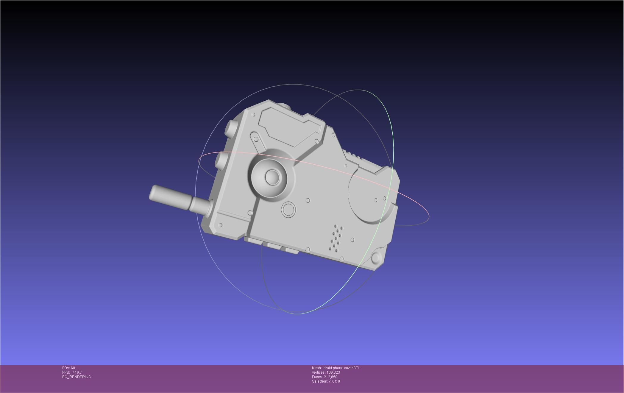 Metal Gear Solid V IDroid Phone Cover Version 3D print model_19