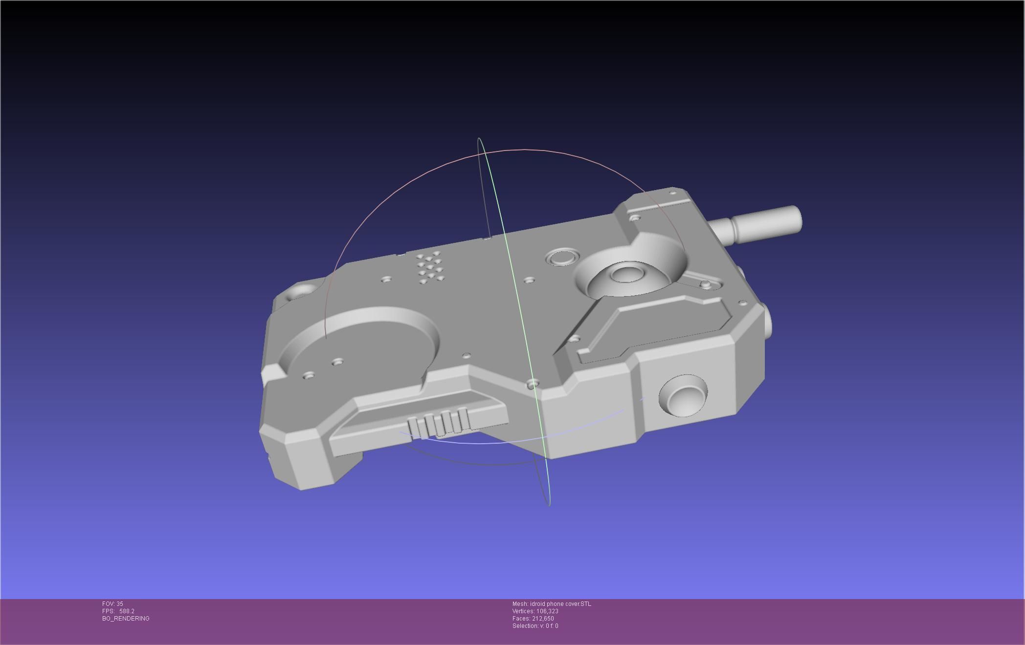 Metal Gear Solid V IDroid Phone Cover Version 3D print model_56