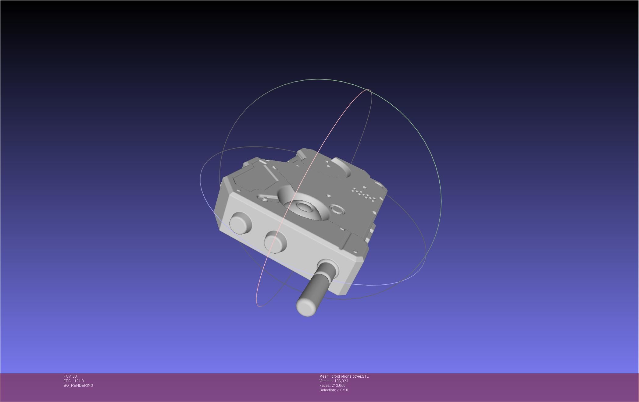 Metal Gear Solid V IDroid Phone Cover Version 3D print model_7