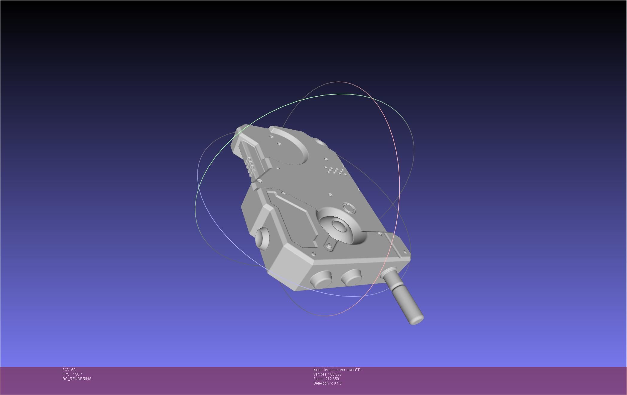 Metal Gear Solid V IDroid Phone Cover Version 3D print model_8