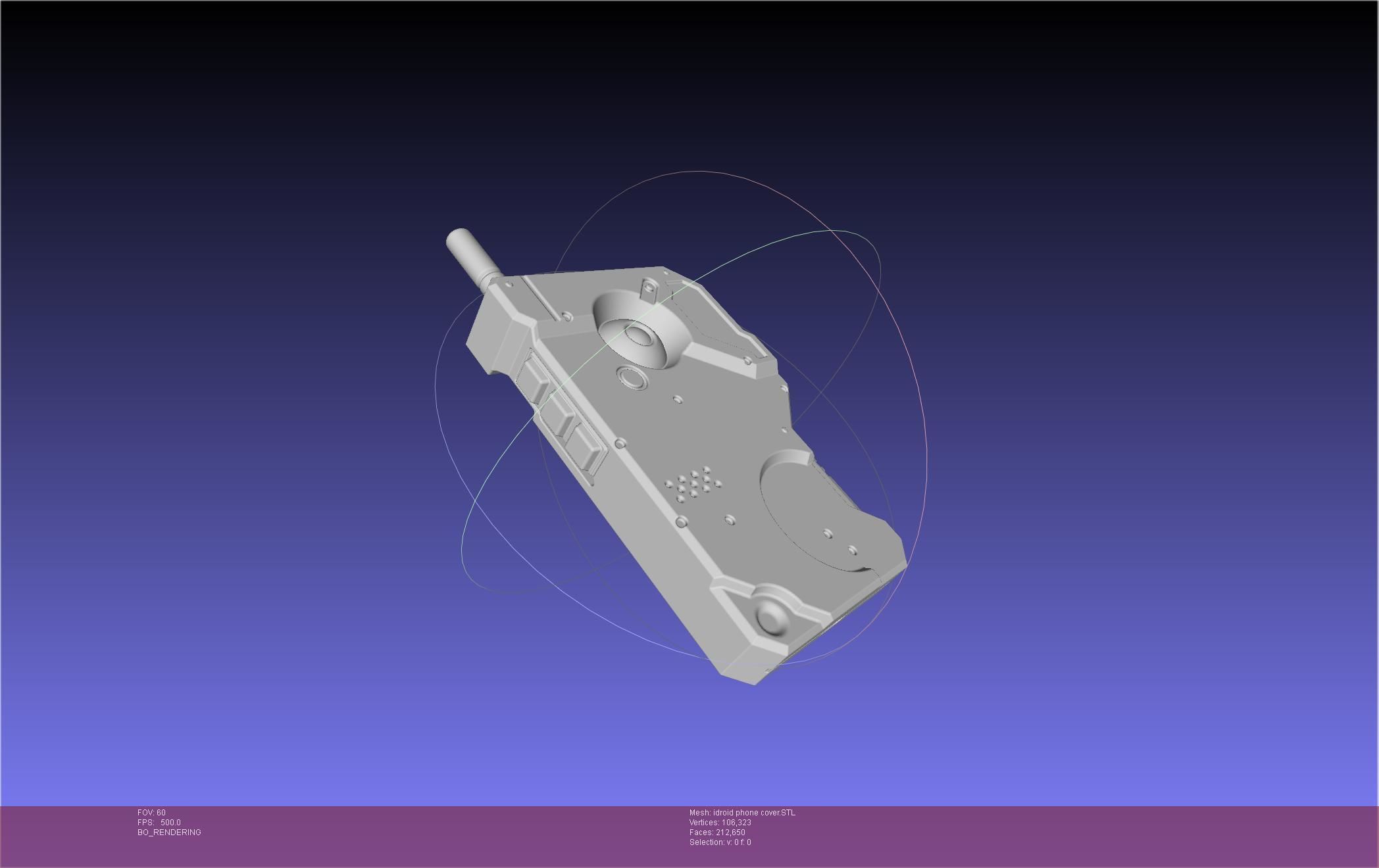 Metal Gear Solid V IDroid Phone Cover Version 3D print model_24