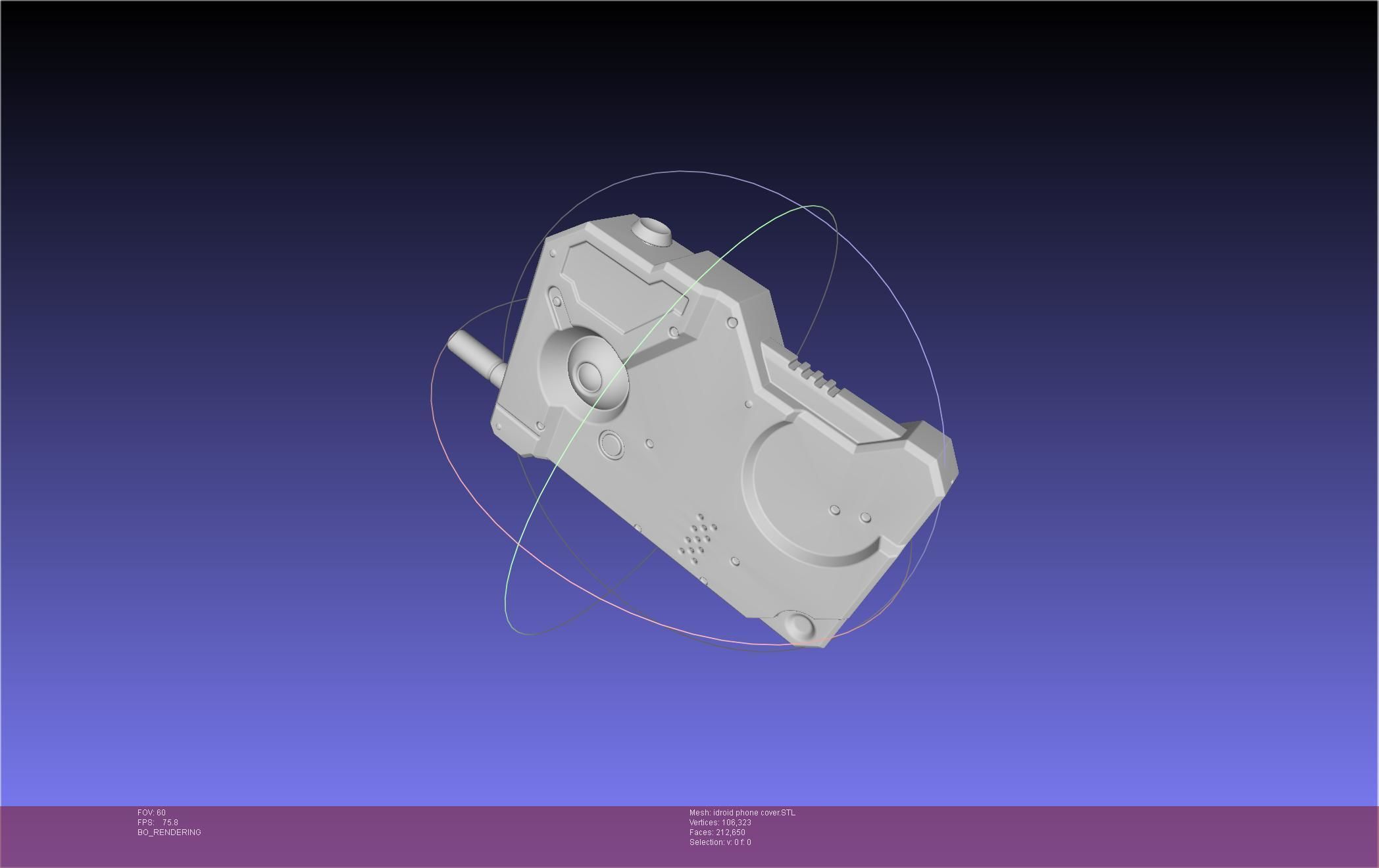 Metal Gear Solid V IDroid Phone Cover Version 3D print model_3