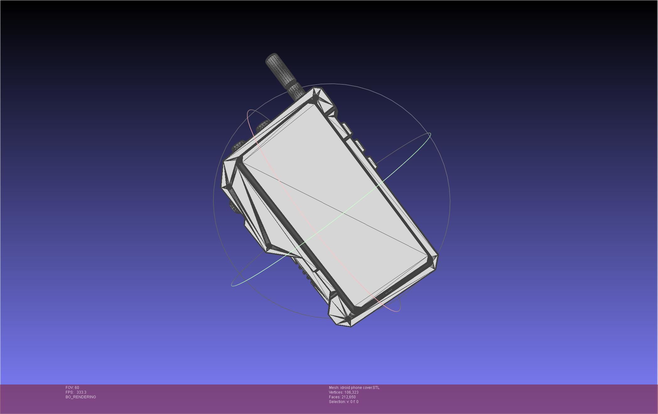 Metal Gear Solid V IDroid Phone Cover Version 3D print model_34