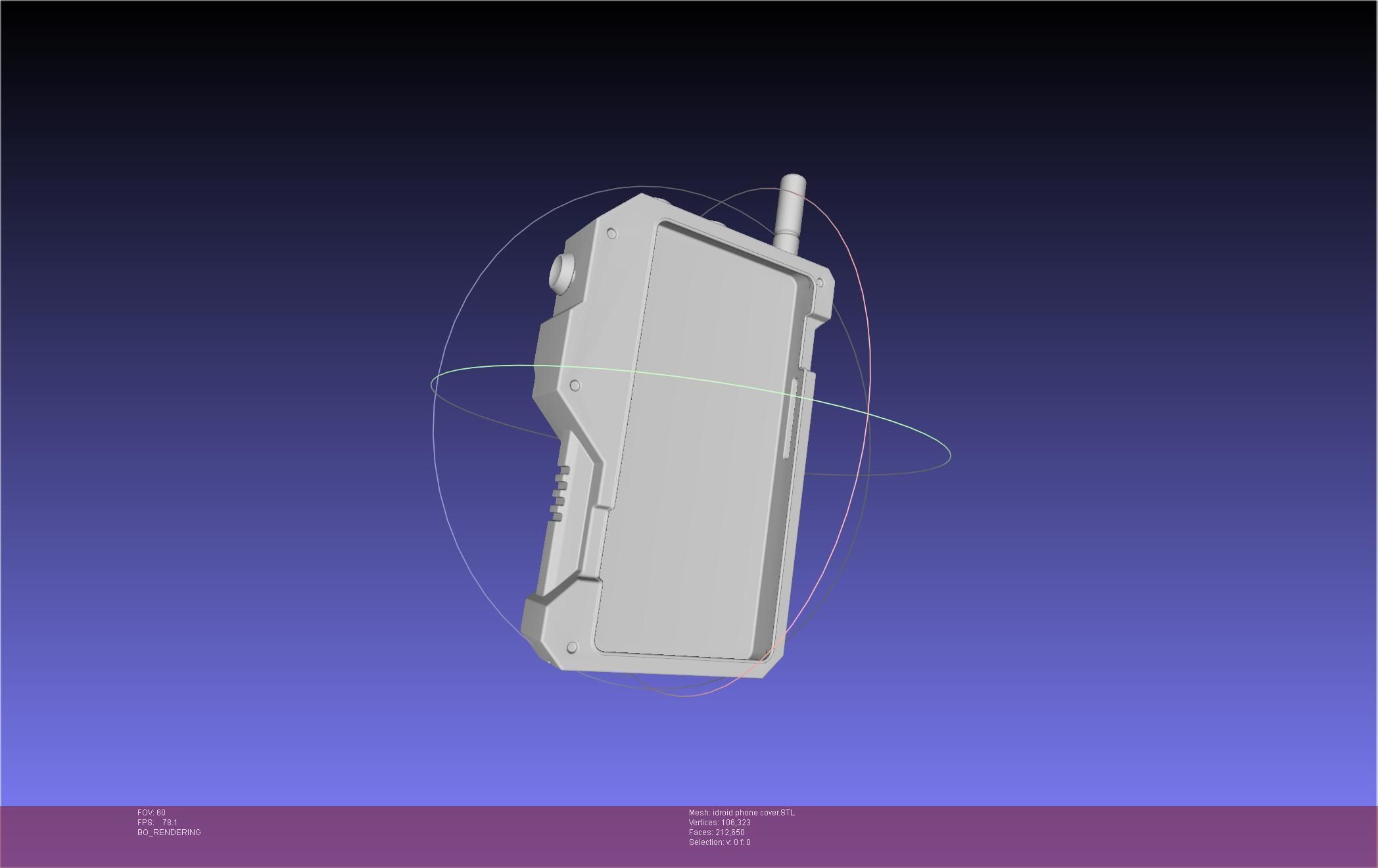 Metal Gear Solid V IDroid Phone Cover Version 3D print model_2