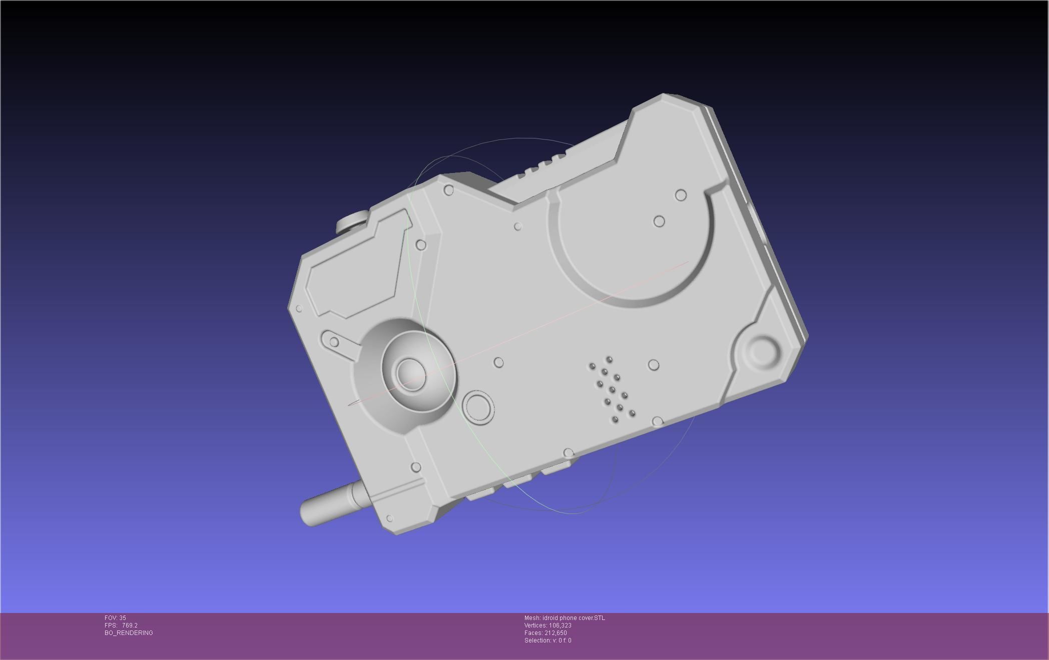 Metal Gear Solid V IDroid Phone Cover Version 3D print model_63