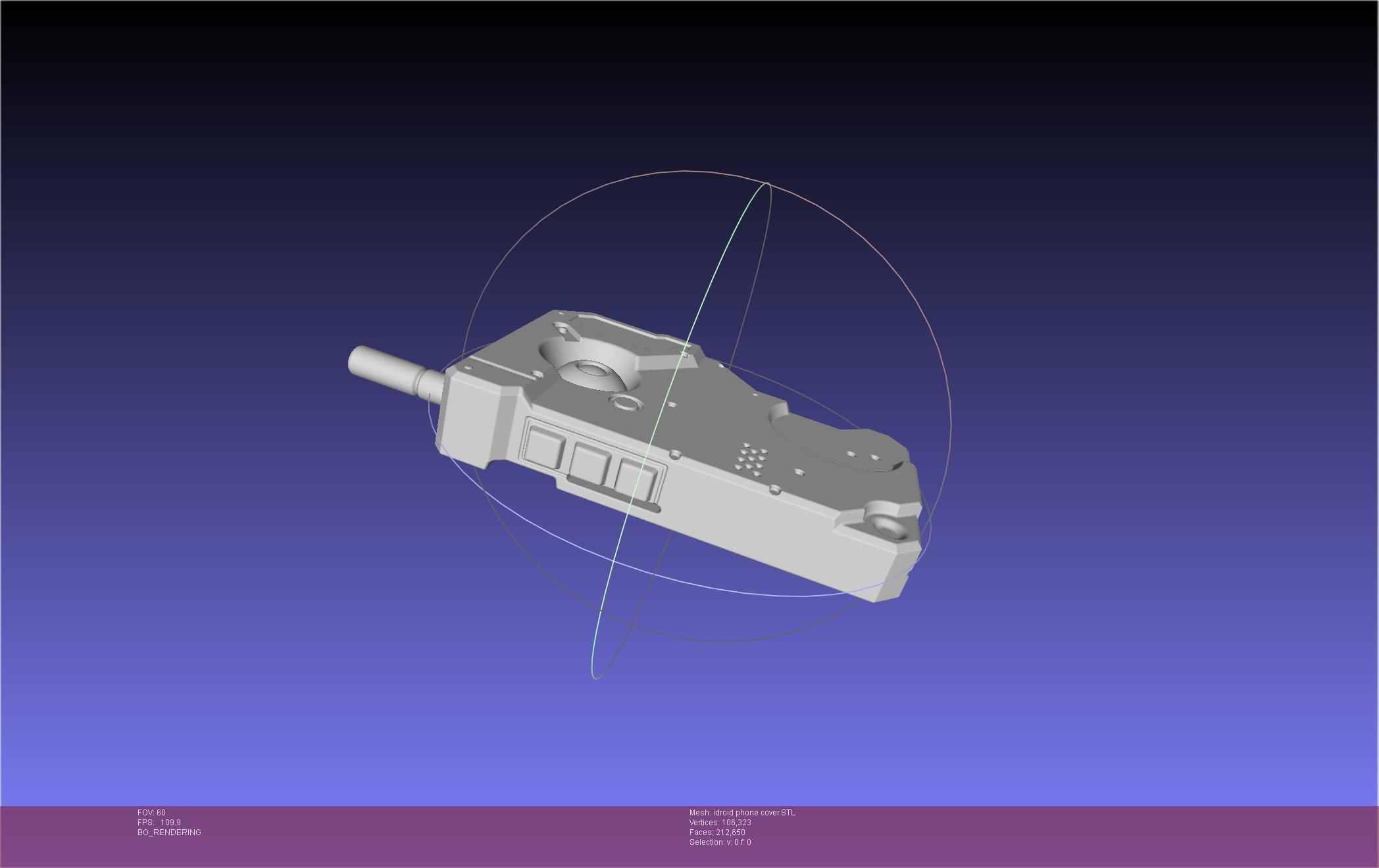 Metal Gear Solid V IDroid Phone Cover Version 3D print model_6