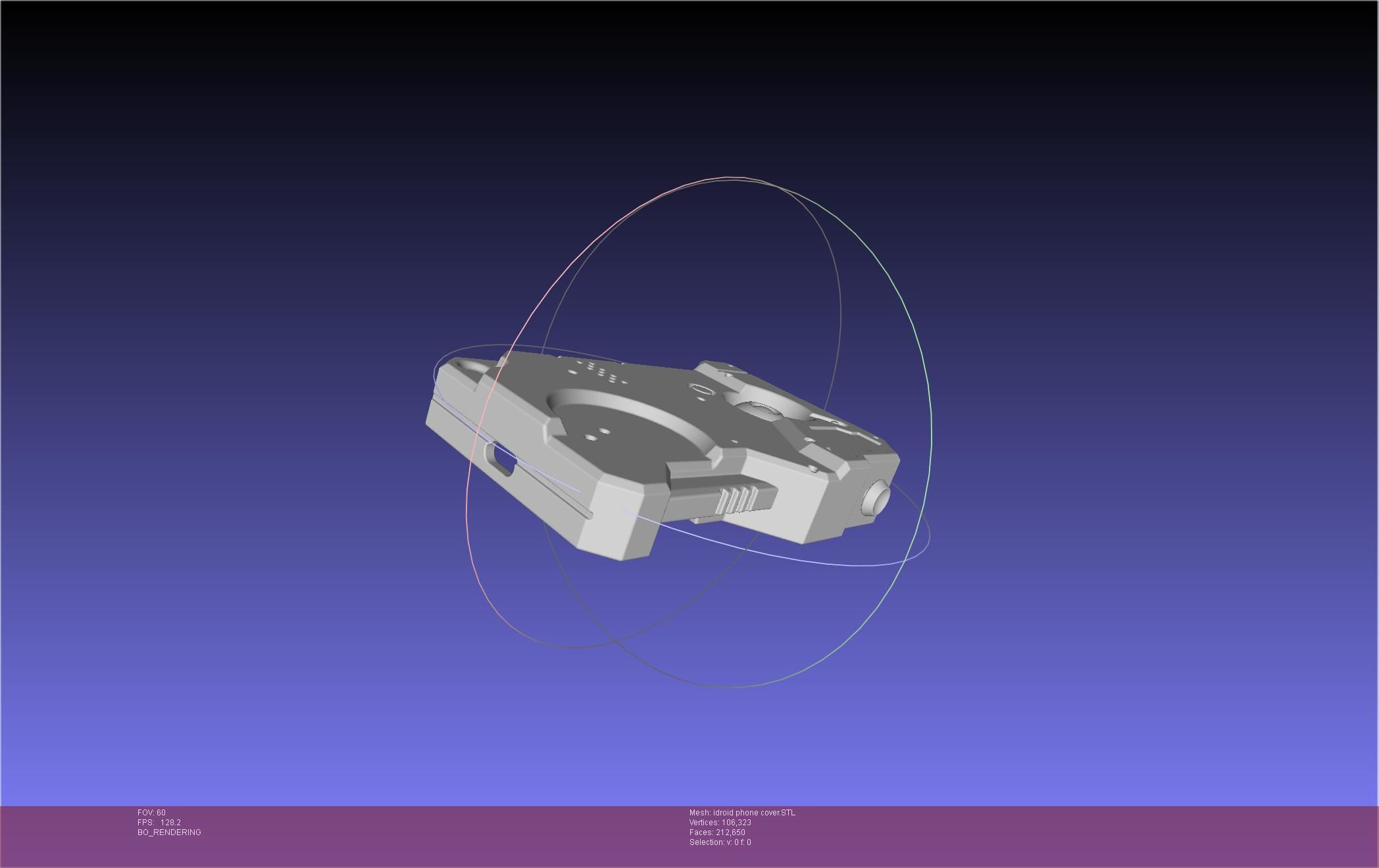 Metal Gear Solid V IDroid Phone Cover Version 3D print model_9