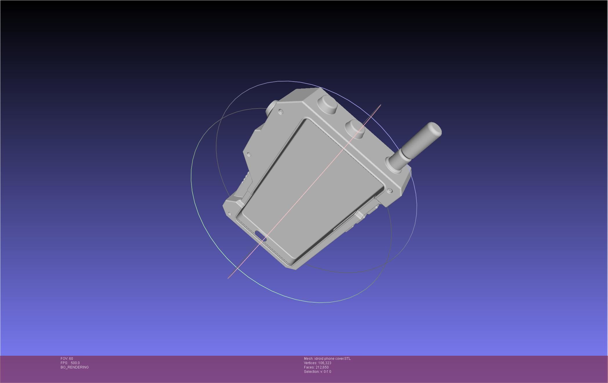 Metal Gear Solid V IDroid Phone Cover Version 3D print model_21