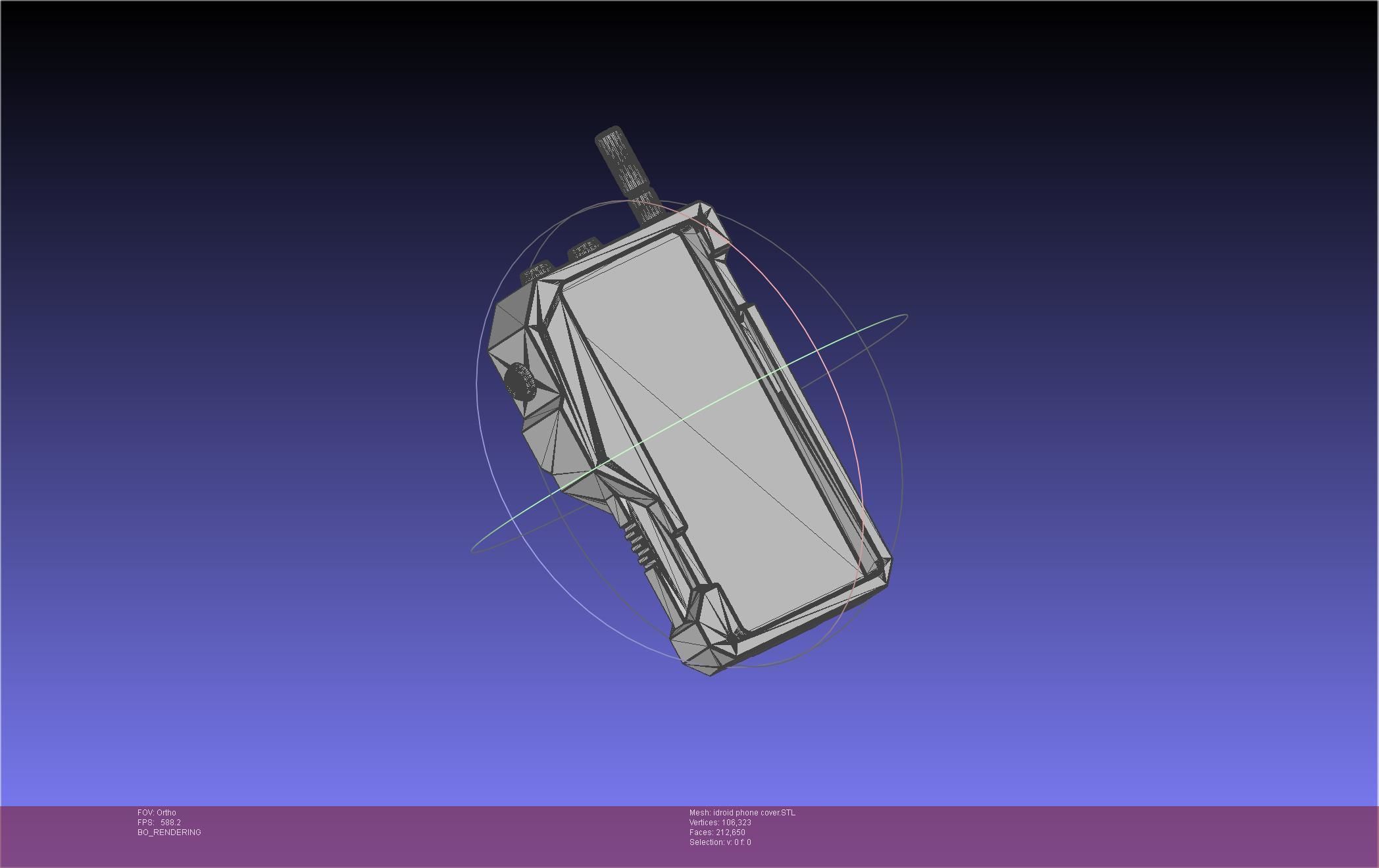 Metal Gear Solid V IDroid Phone Cover Version 3D print model_43