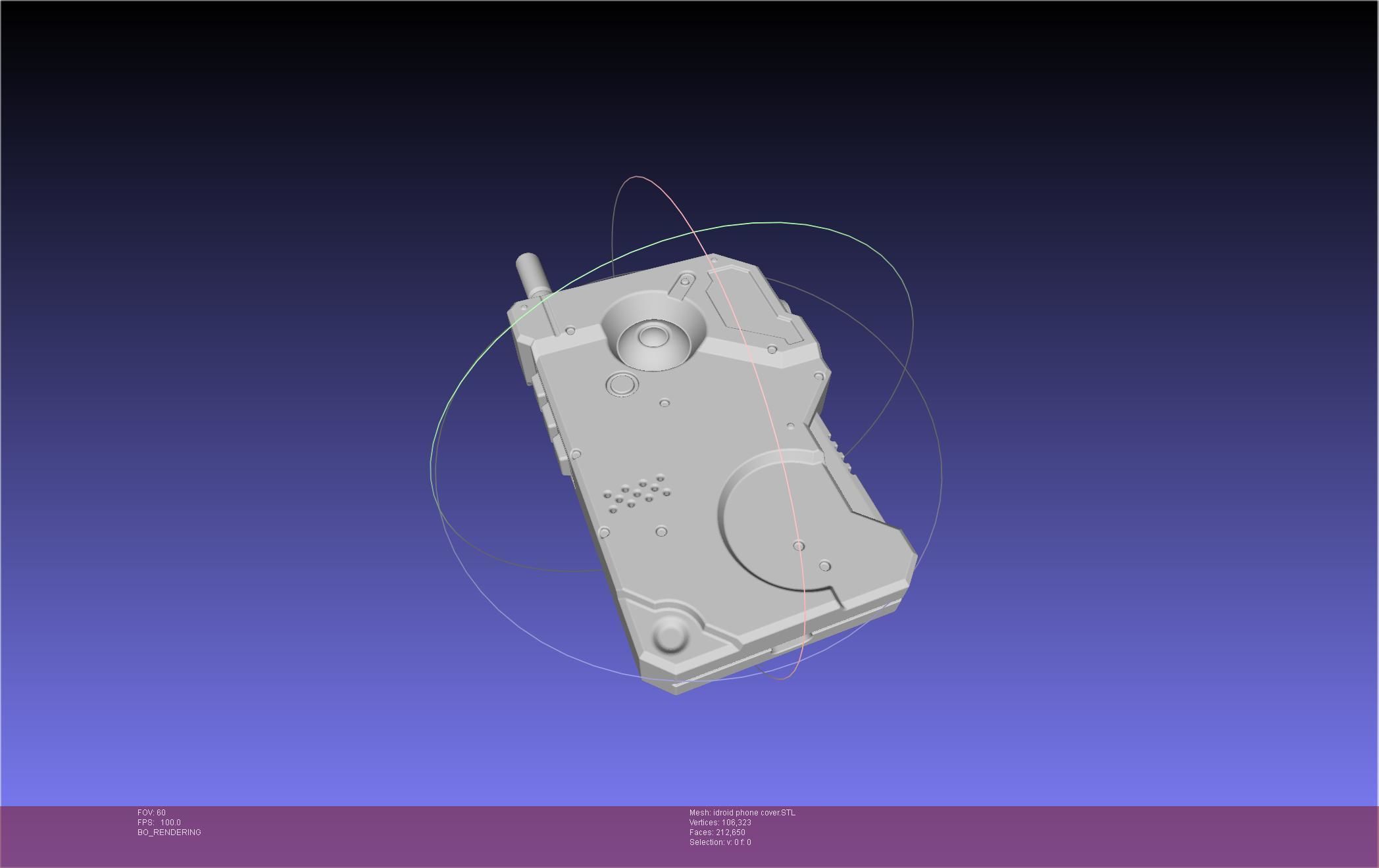 Metal Gear Solid V IDroid Phone Cover Version 3D print model_10