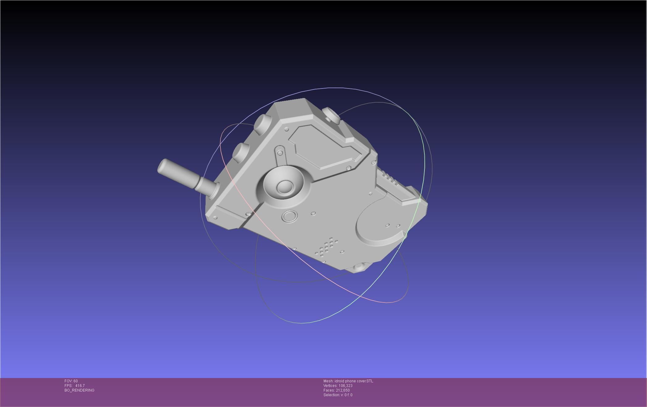 Metal Gear Solid V IDroid Phone Cover Version 3D print model_25