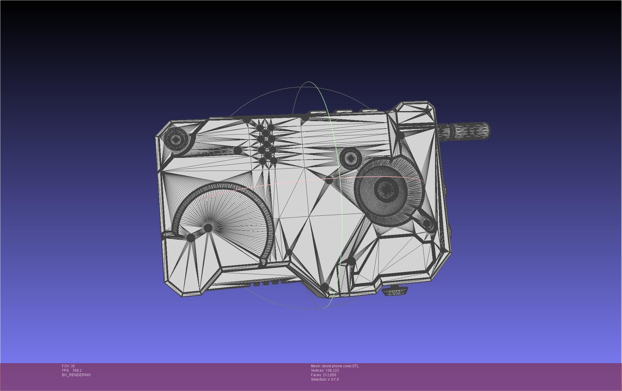 Metal Gear Solid V IDroid Phone Cover Version 3D print model_51