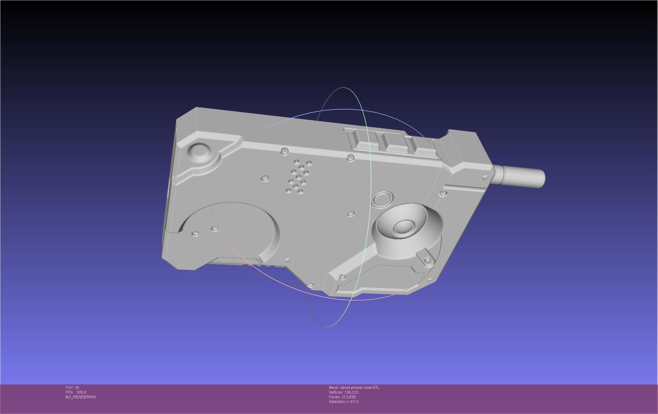 Metal Gear Solid V IDroid Phone Cover Version 3D print model_58