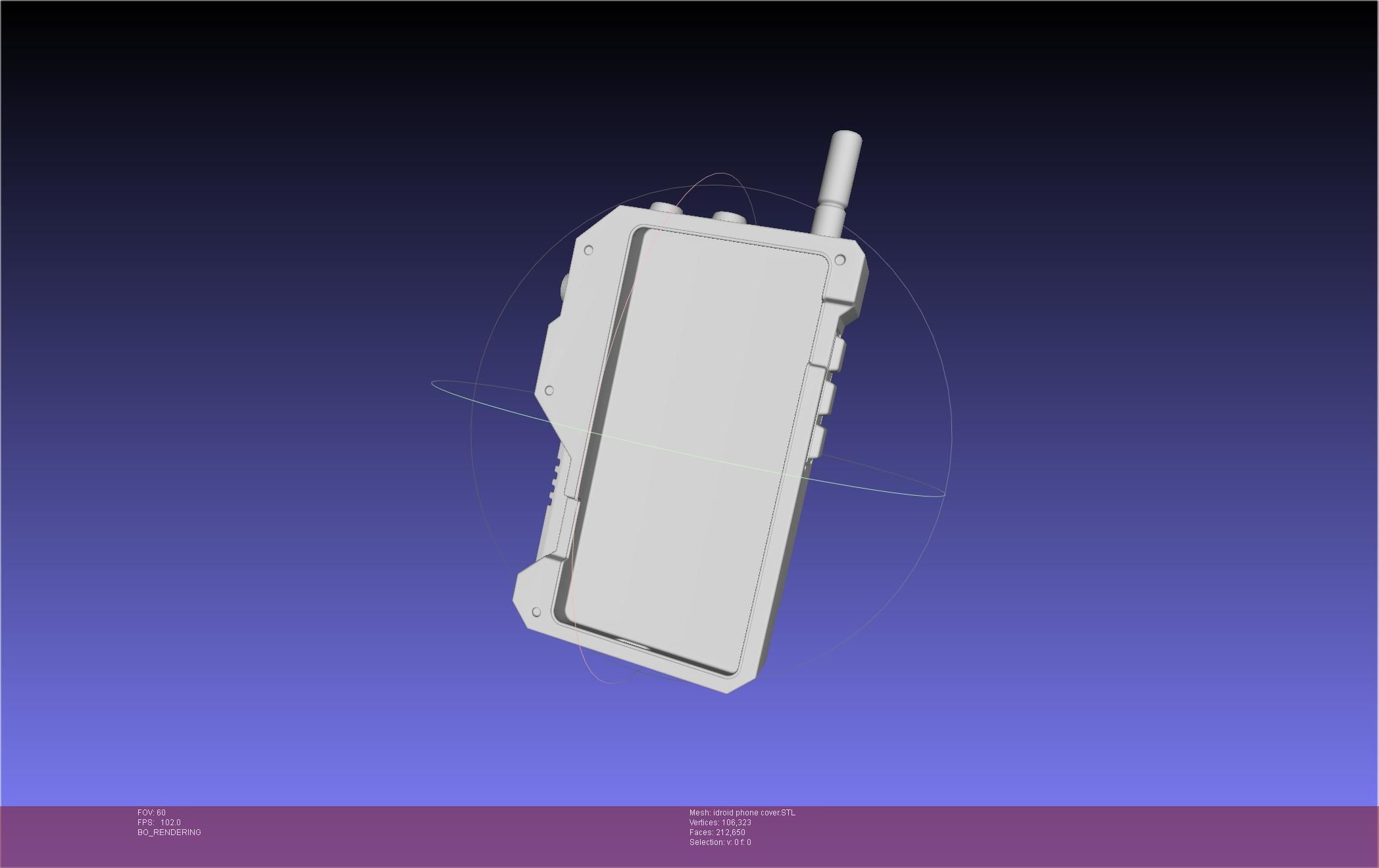 Metal Gear Solid V IDroid Phone Cover Version 3D print model_1