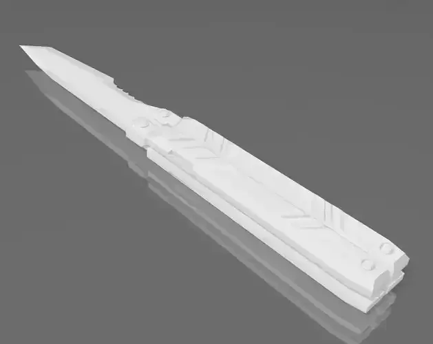 Butterfly Knife 3D print model