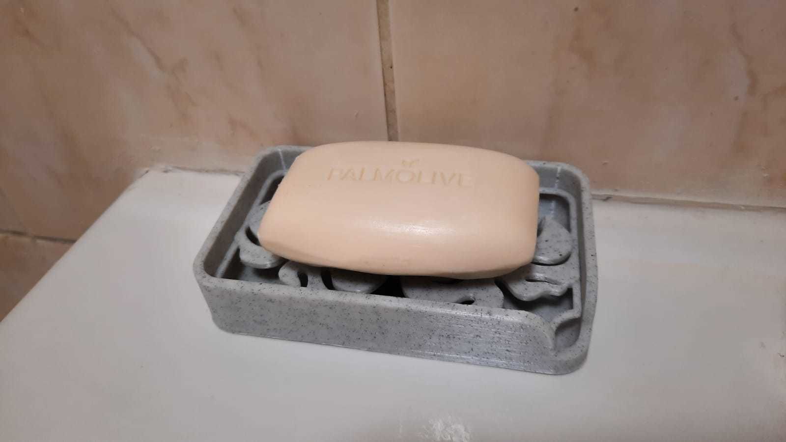 Soap Holder Dish Plant Monstera - 2 Models 3D print model_4