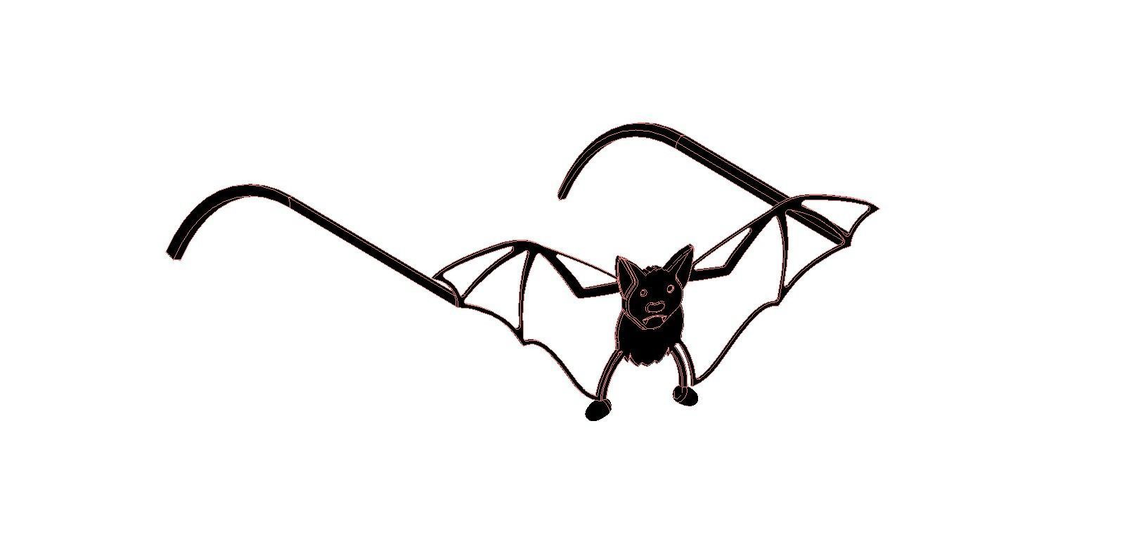 Glasses for Halloween 3D print model_1