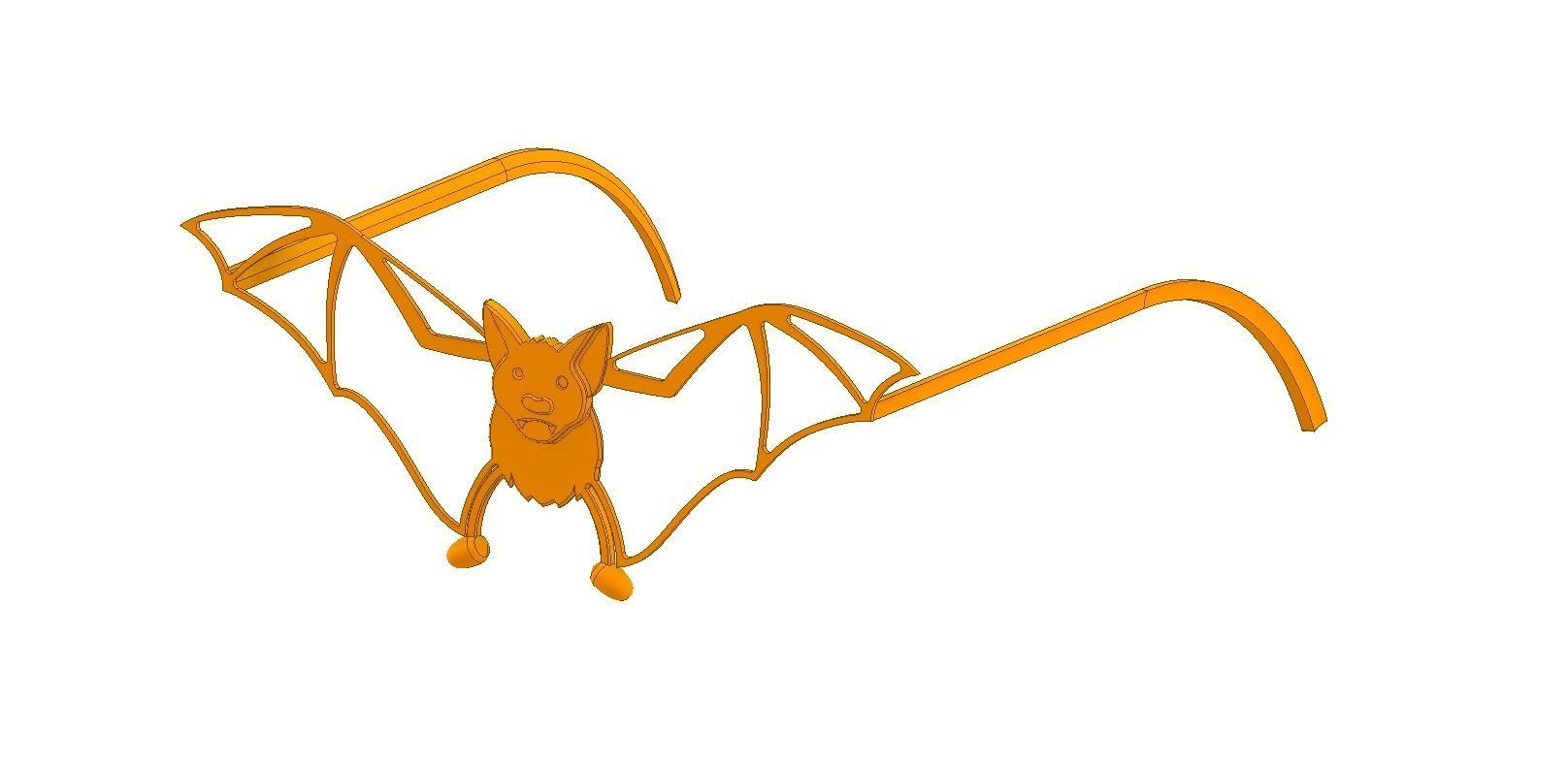 Glasses for Halloween 3D print model_4