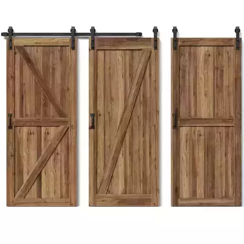 Rolling Barn Door 3D model