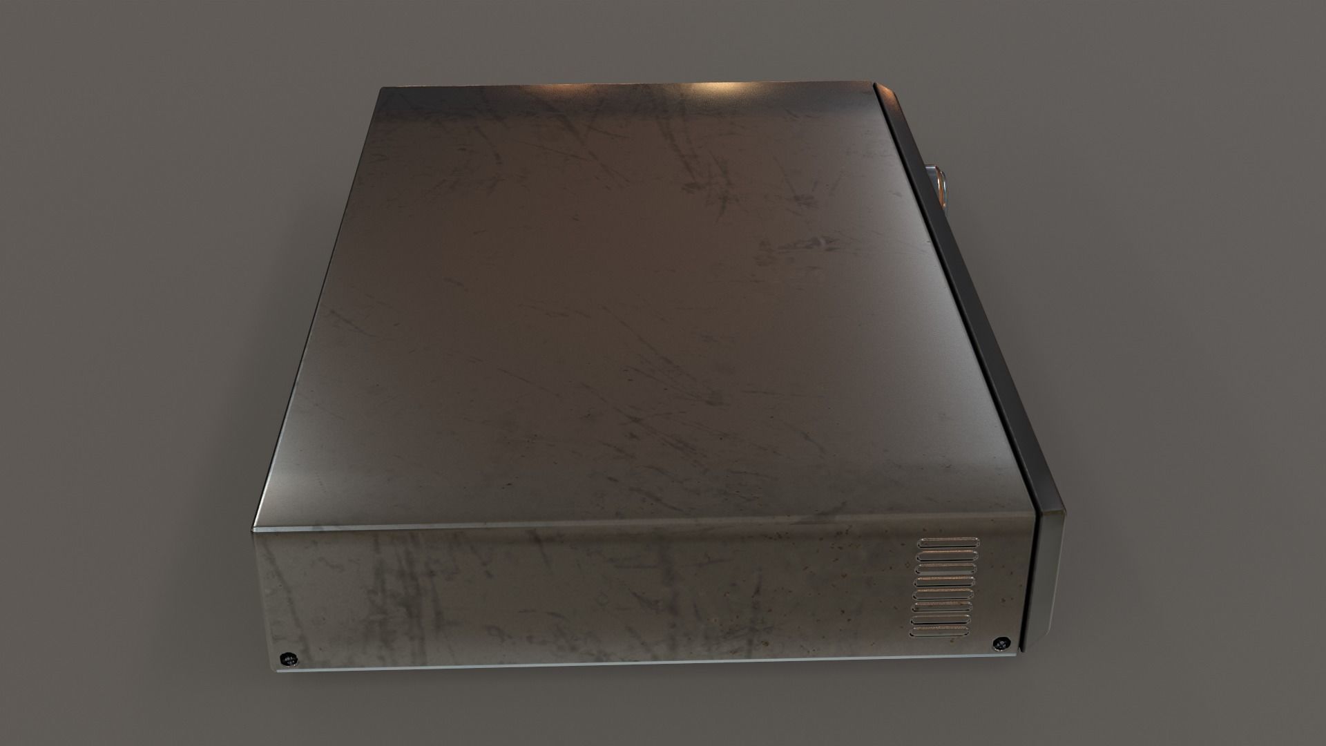 VHS Player Game Asset Low-poly 3D model_9